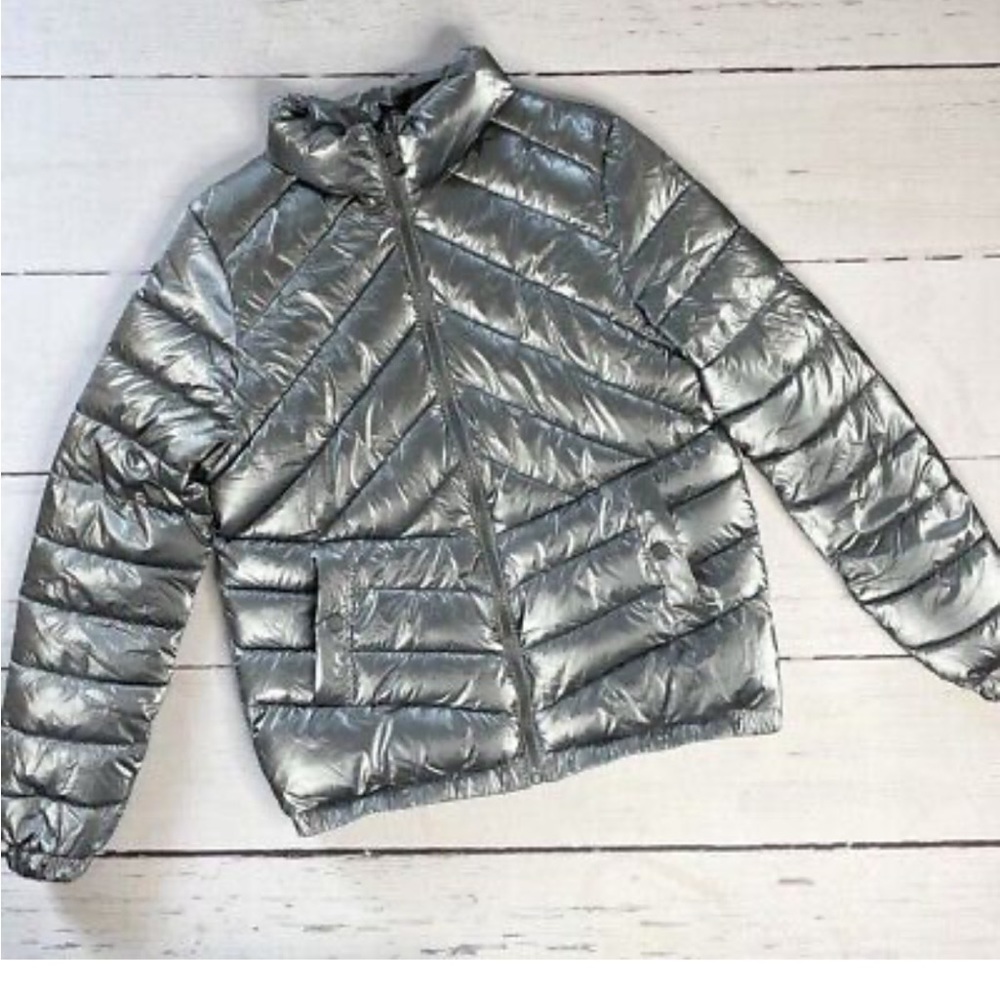 Zara silver kids jacket